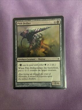 Pith Driller Black Artifact Creature - Magic: The Gathering
